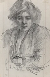 Julie, die Frau des Künstlers, ca. 1920